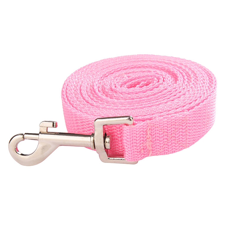 KFX-2113469 Durable 1.5cm Wide Dog Leash with Zinc Alloy Hook for Walking Pets