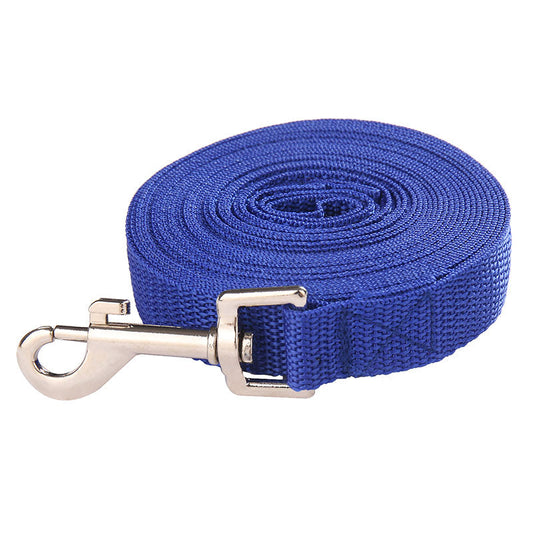 KFX-2113469 Durable 1.5cm Wide Dog Leash with Zinc Alloy Hook for Walking Pets