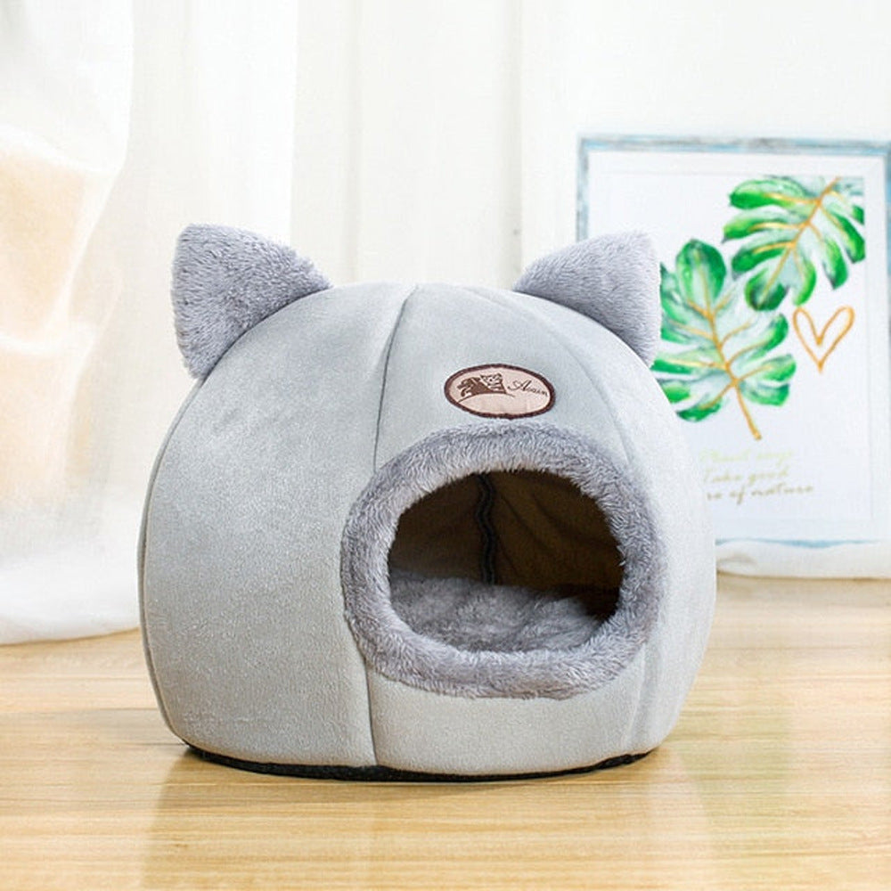 KFX-2116925 Large Fully Enclosed Winter Nest for Cats - Warm and Cold Proof Sofa Design