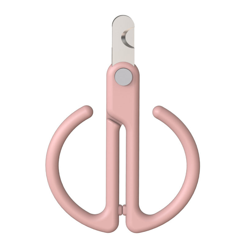 KFX-2117437 Stainless Steel Pet Nail Clipper with Comfortable Grip Handle