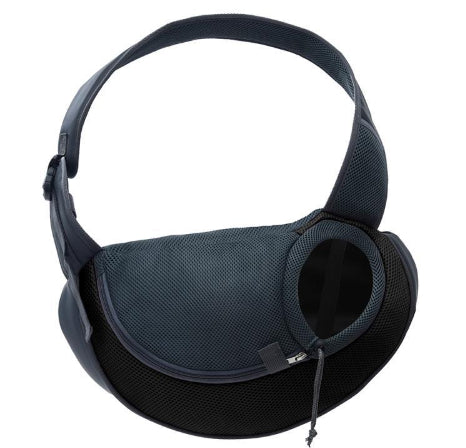 KFX-2121661 Portable Pet Messenger Bag for Small Dogs and Cats - Eco-Friendly with Breathable Mesh & Waterproof Design