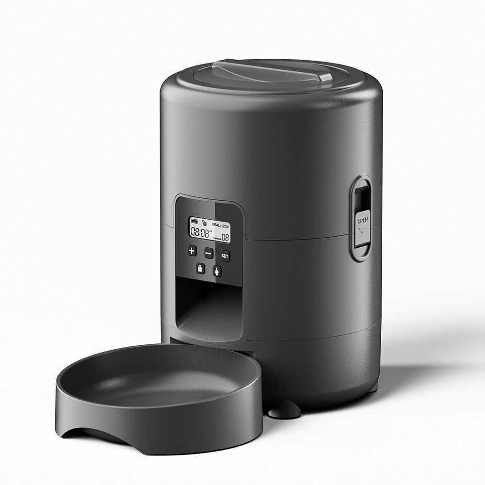 KFX-2123197 2L WiFi Pet Feeder for Dogs and Cats with Timer - White and Black Options