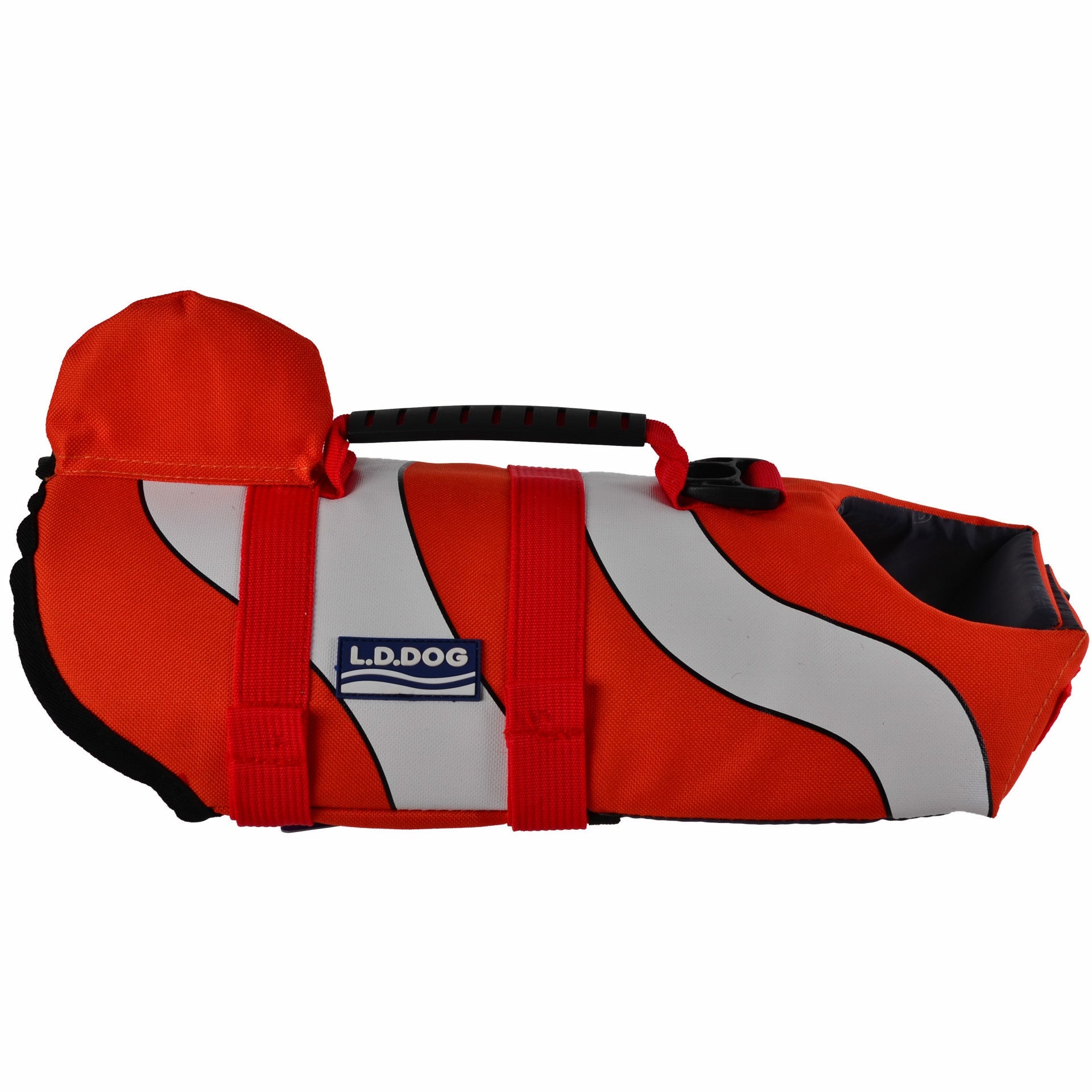 KFX-2123581 Pet Life Jacket for Dogs - Shark and Mermaid Summer Swimming Vest, Lightweight and Quick-Drying Safety Suit