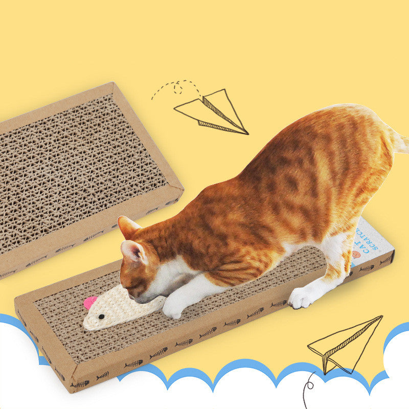 KFX-2125373 Large and Small Sisal Cat Scratching Board - Flat Design for Comfortable Use