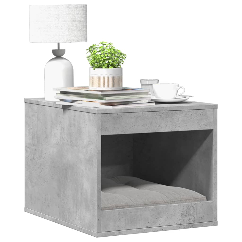 KFX-2128445 Cozy Cat Litter Box in Sonoma Oak Finish with Hidden Design, Engineered Wood, 47x59x42 cm