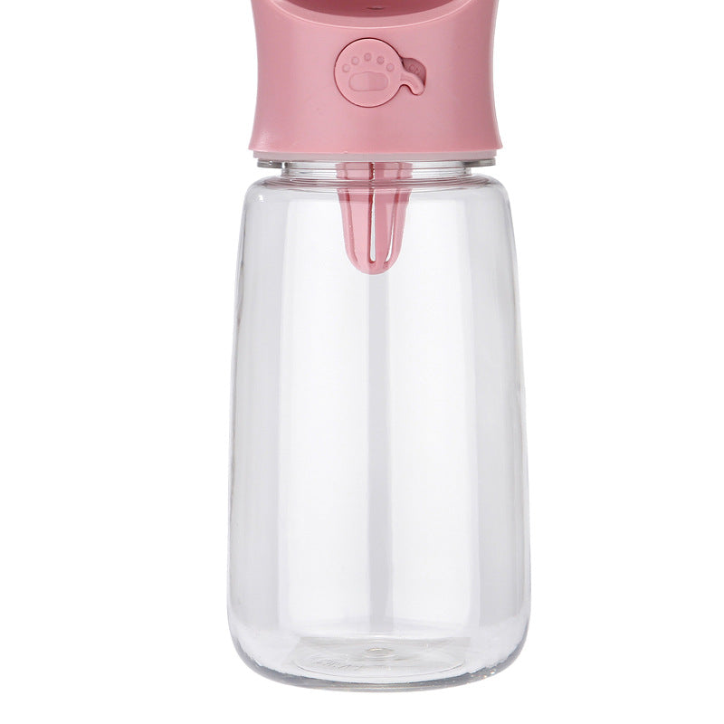 KFX-2131005 Portable Outdoor Pet Water Cup - Available in White, Blue, Pink (350ml & 550ml)