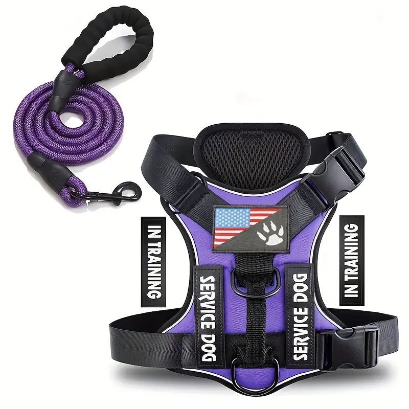 KFX-2132541 Durable Nylon Dog Leash with Chest Strap in Multiple Colors