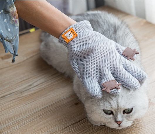 KFX-2132797 Upgraded Pet Hair Removal Brush with Silicone and Composite Mesh for Cats and Dogs