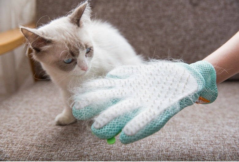 KFX-2132797 Upgraded Pet Hair Removal Brush with Silicone and Composite Mesh for Cats and Dogs