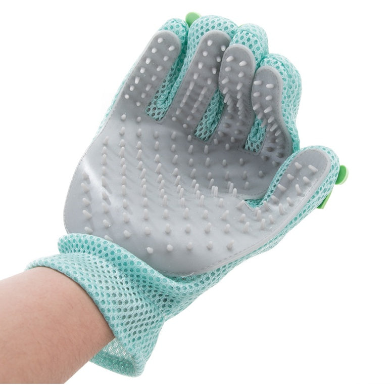 KFX-2132797 Upgraded Pet Hair Removal Brush with Silicone and Composite Mesh for Cats and Dogs