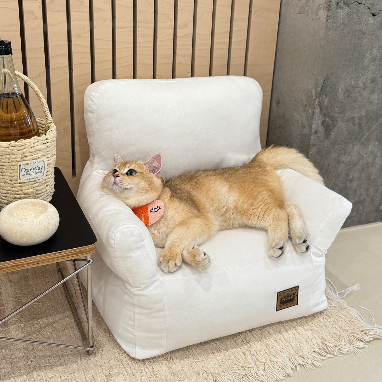 KFX-2134973 Cozy Removable and Washable Small Pet Sofa Bed for Cats and Dogs - Available in Multiple Colors