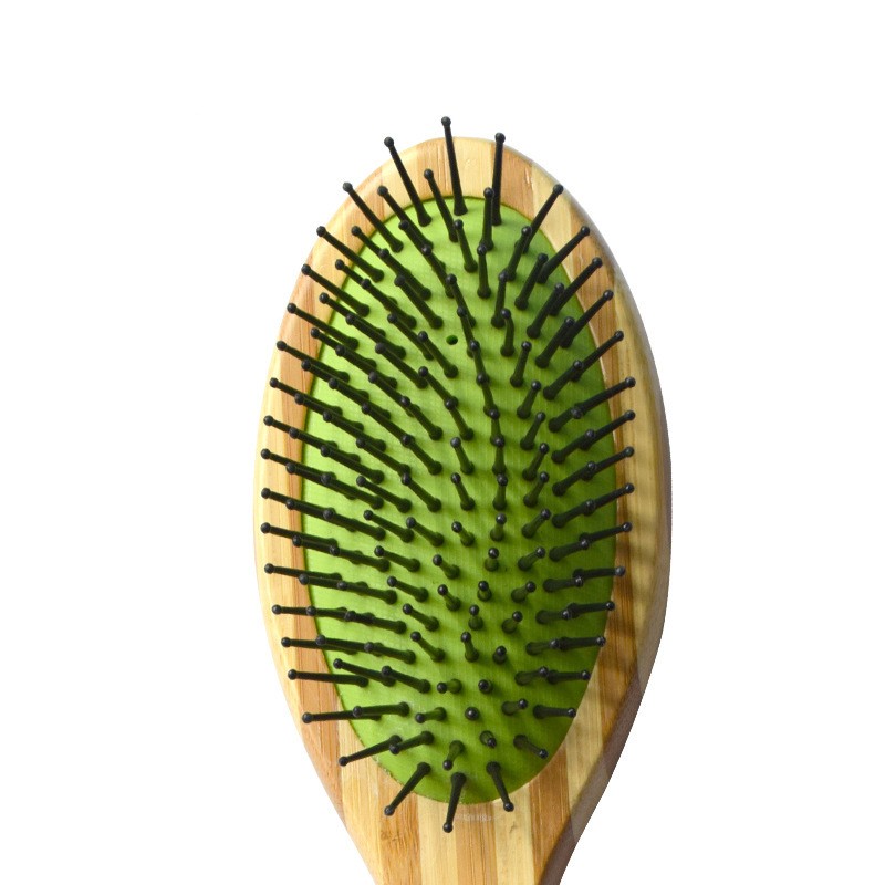 KFX-2142269 Bamboo Two-Sided Pig Hair Comb for Dogs and Cats - 235 x 70 x 60mm