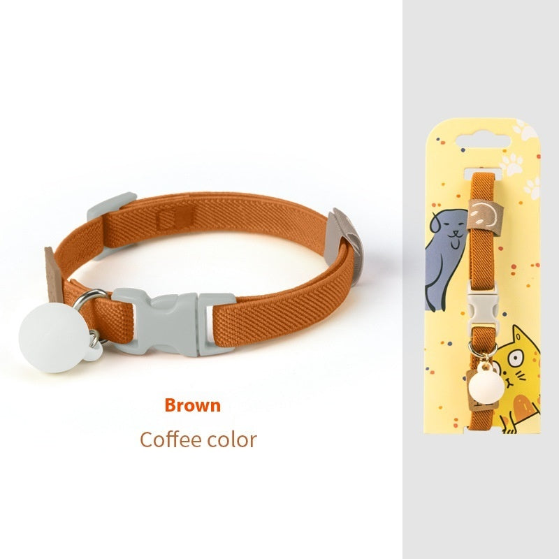 KFX-2142653 Small Dog Polyester Pet Collar in Various Colors (22-32cm)