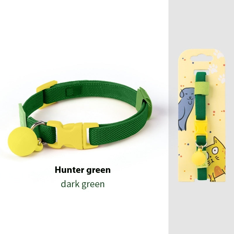 KFX-2142653 Small Dog Polyester Pet Collar in Various Colors (22-32cm)
