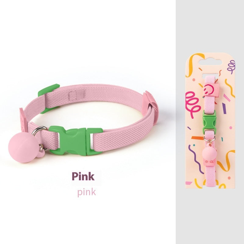 KFX-2142653 Small Dog Polyester Pet Collar in Various Colors (22-32cm)