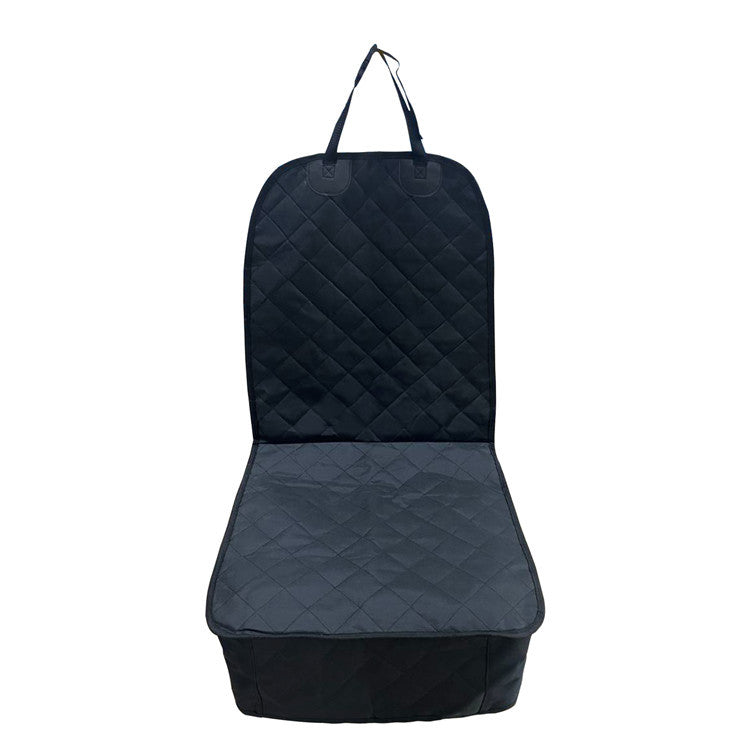 KFX-2142909 Quilted Cotton Front Seat Cover Protector for Pets - Waterproof Car Seat Cushion, Universal Fit