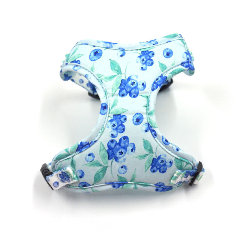 KFX-2145725 Breathable Blueberry Pet Vest for Dogs - Comfortable Chest Strap for Outdoor Adventures