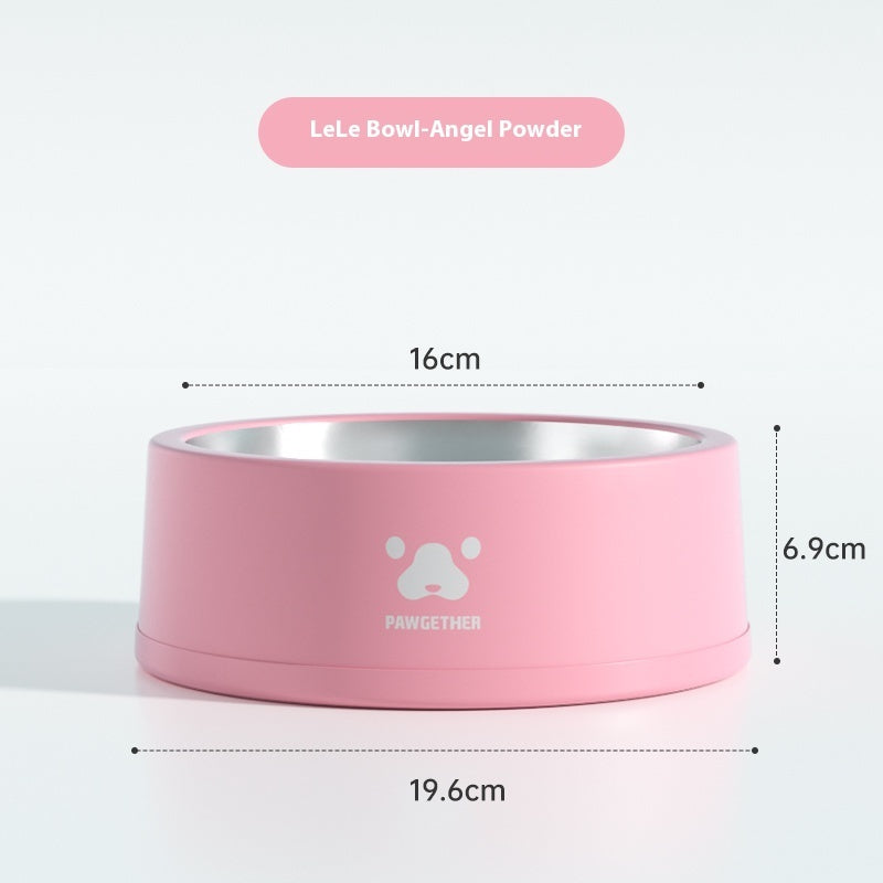 KFX-2146621 Stainless Steel Anti-Tumble Pet Bowl for Dogs - 1L & 13L Capacity, Multiple Colors Available