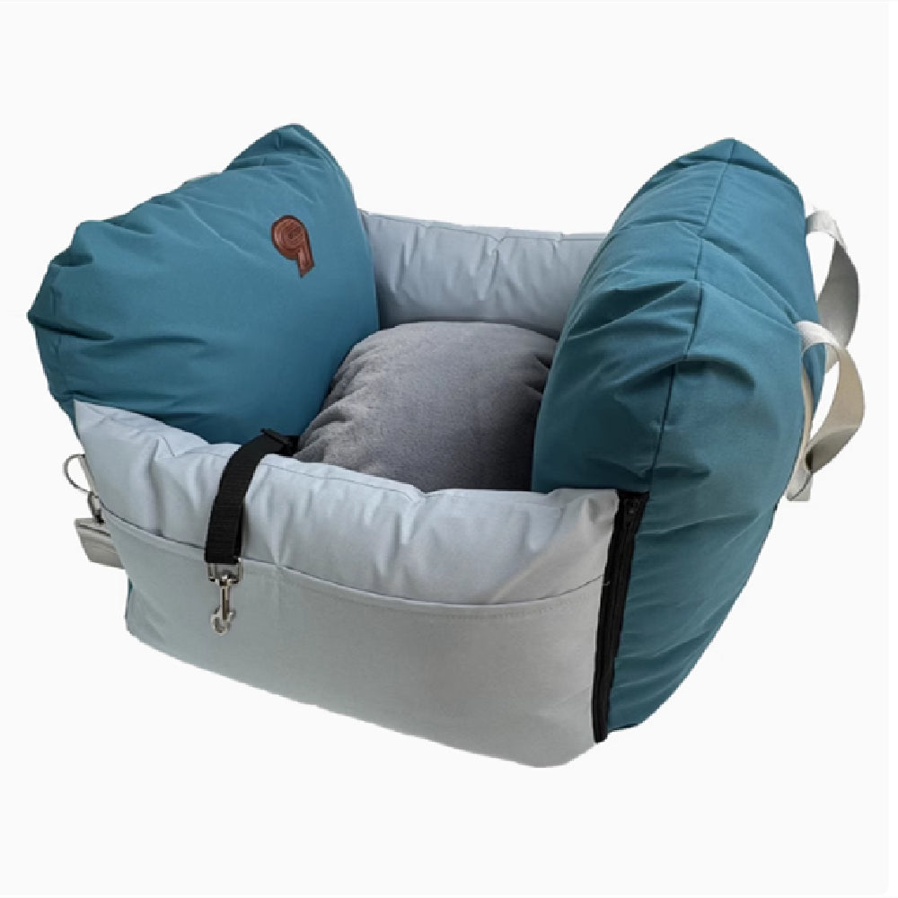KFX-2148285 Car Mounted Kennel for Small and Medium Dogs - Waterproof, Removable Liners in Various Colors
