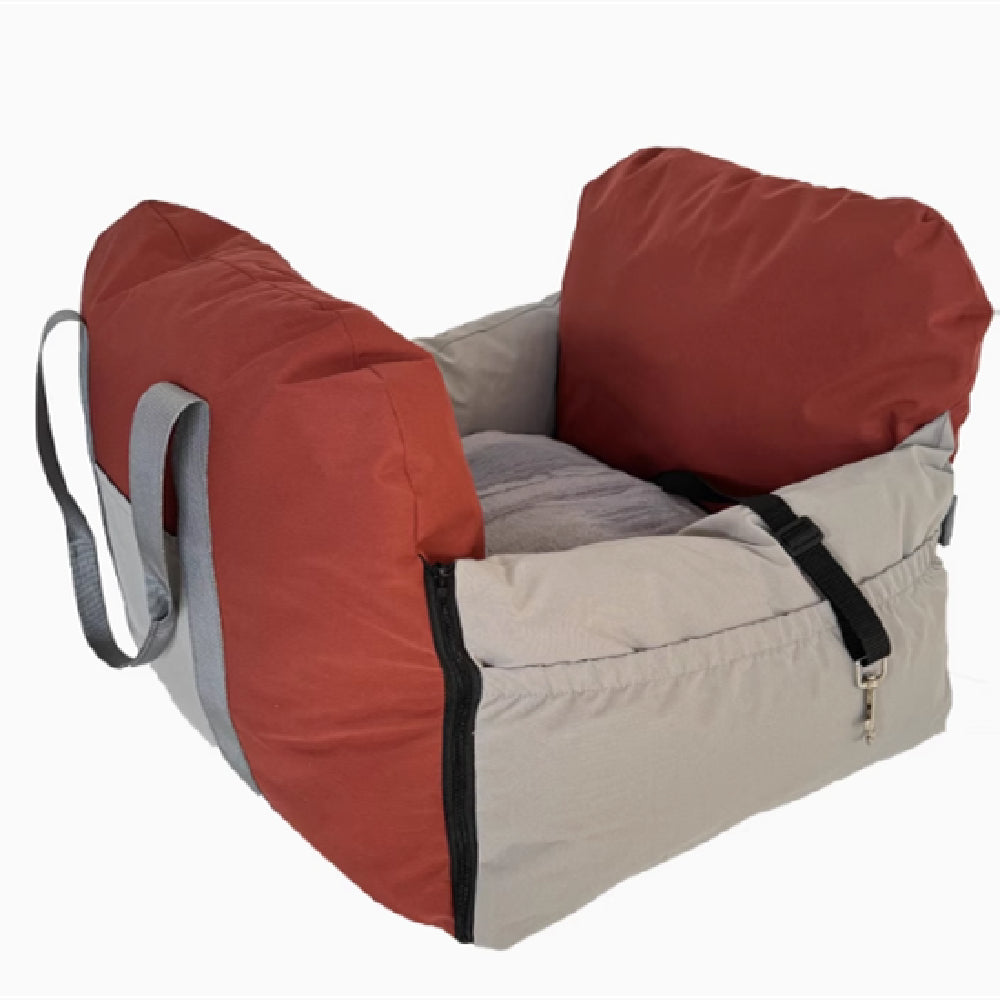 KFX-2148285 Car Mounted Kennel for Small and Medium Dogs - Waterproof, Removable Liners in Various Colors