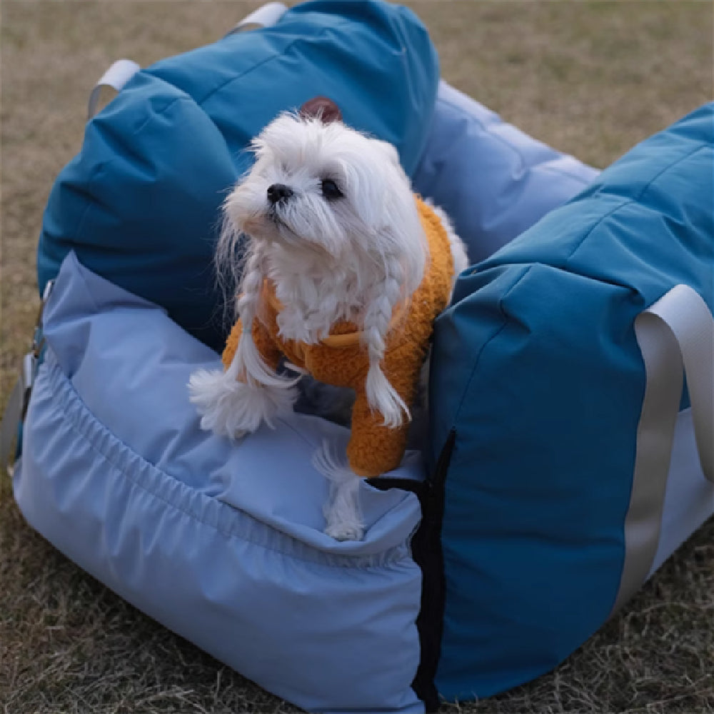 KFX-2148285 Car Mounted Kennel for Small and Medium Dogs - Waterproof, Removable Liners in Various Colors