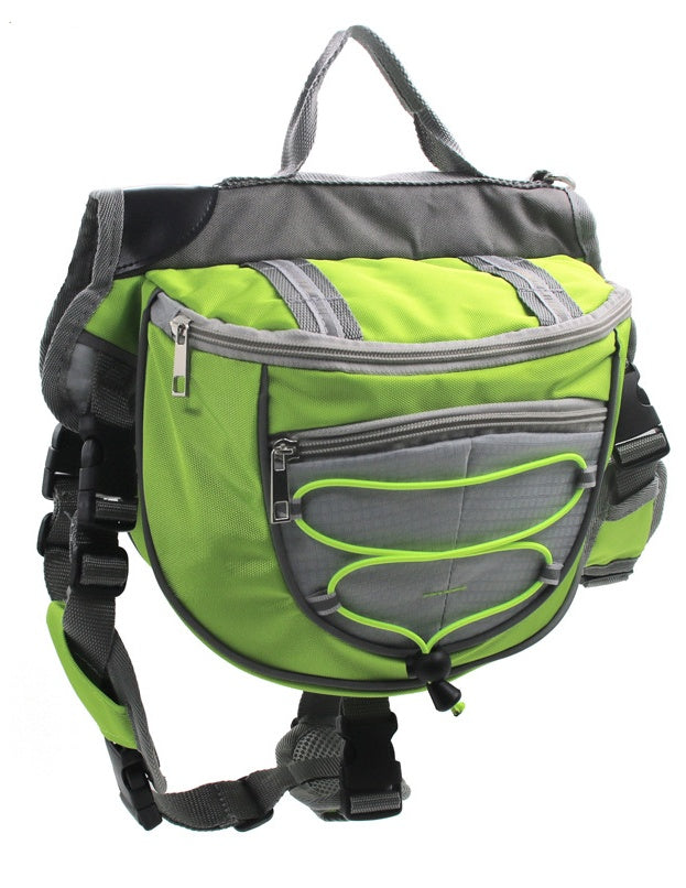 KFX-2148669 Pet Carrier Backpack in Soft Nylon - Plaid Design, Available in Green, Orange, Blue, Sizes S, M, L