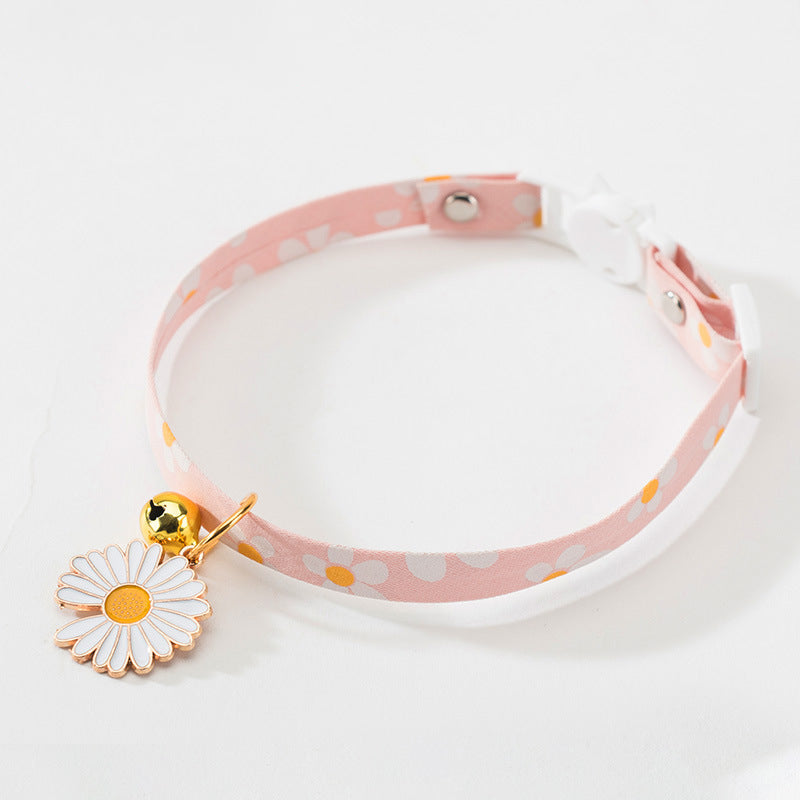 KFX-2149693 Adjustable Cat Collar with Bell and Bow Tie for Small Dogs and Pets, Ideal for Everyday Wear and Special Occasions