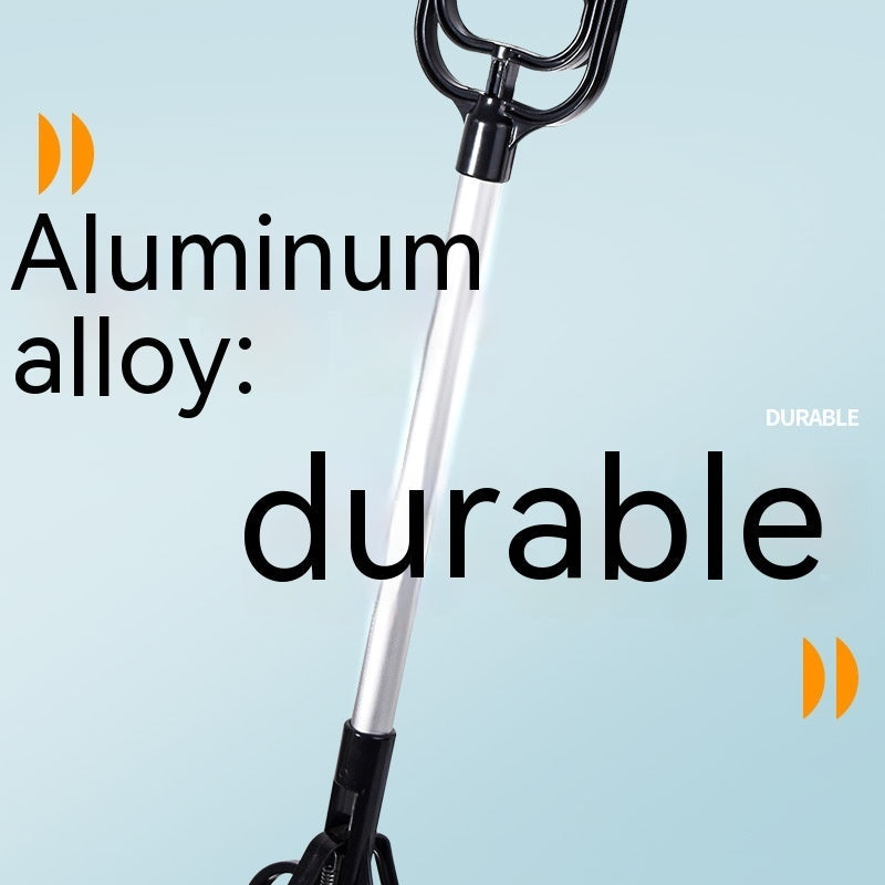 KFX-2150205 Extra Long Pooper Scooper with Aluminum Alloy Handle for Easy Dog Waste Cleanup