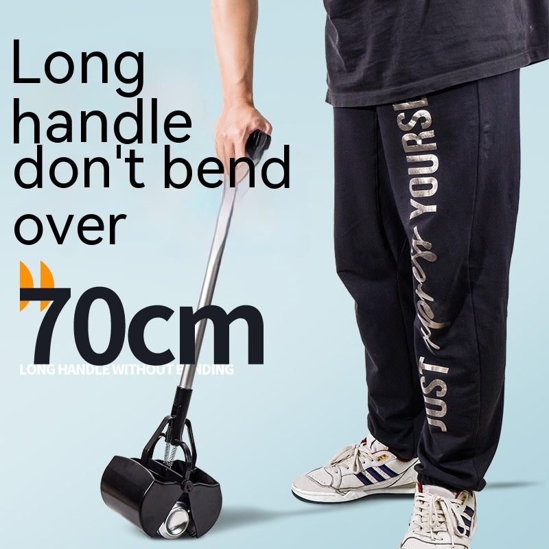 KFX-2150205 Extra Long Pooper Scooper with Aluminum Alloy Handle for Easy Dog Waste Cleanup