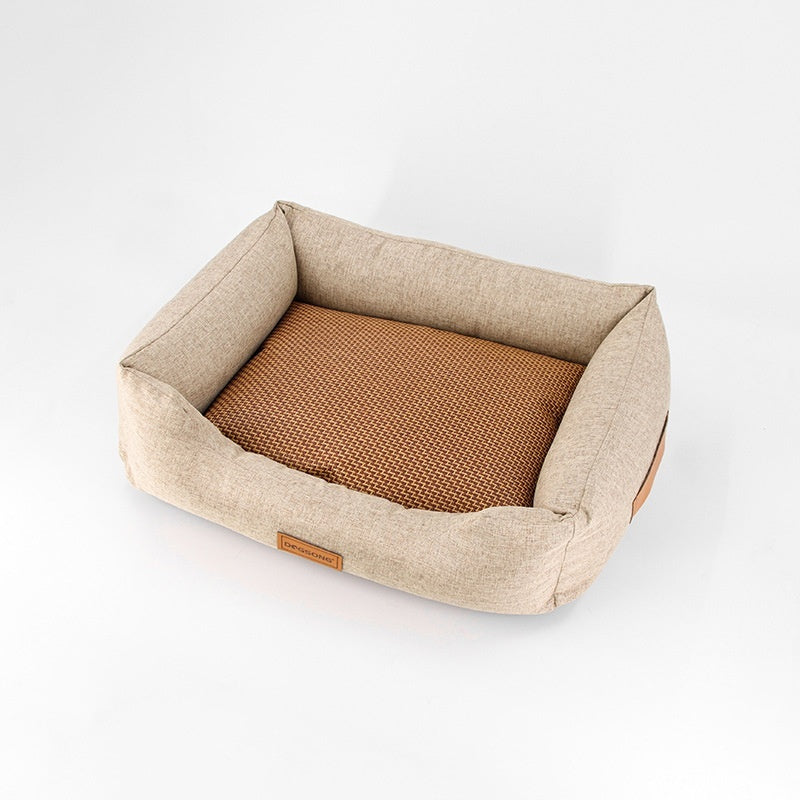 KFX-2150461 Khaki Dog Kennel with Warm Winter Mattress - Various Sizes Available