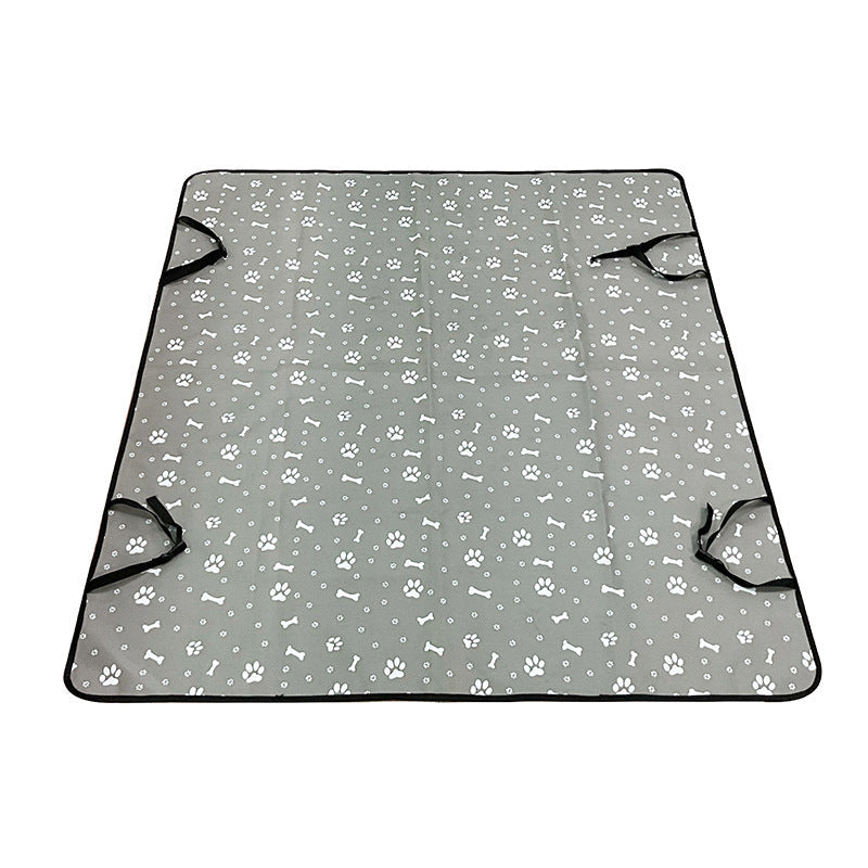 KFX-2151229 Water and Dirt Resistant Car Pet Mat for Rear Seat with Various Colors and Patterns