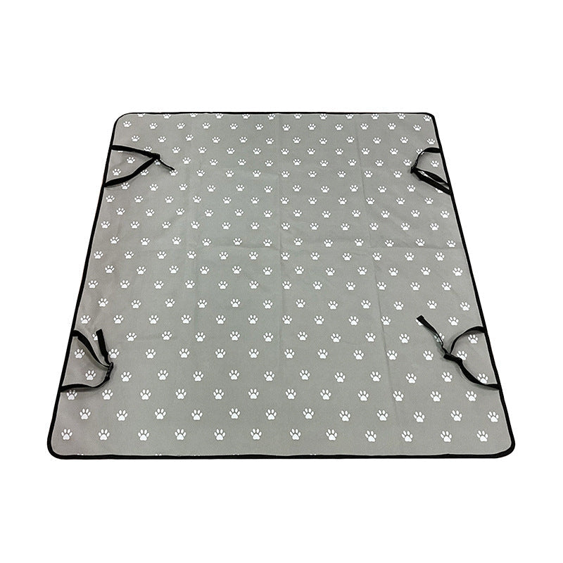 KFX-2151229 Water and Dirt Resistant Car Pet Mat for Rear Seat with Various Colors and Patterns
