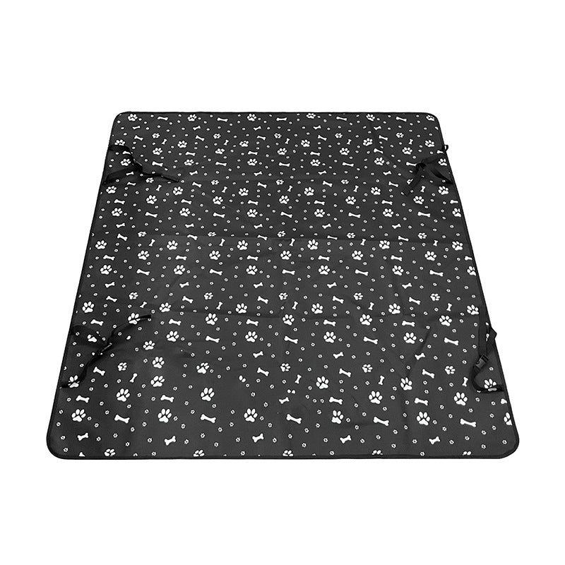 KFX-2151229 Water and Dirt Resistant Car Pet Mat for Rear Seat with Various Colors and Patterns