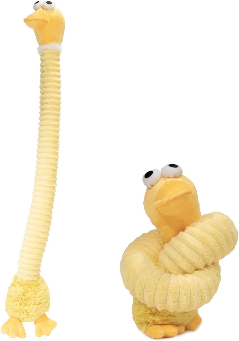 KFX-2153661 Plush Squeaky Crinkle Dog Toys for Puppies and Medium Dogs - Chew and Teething Playtime Activity