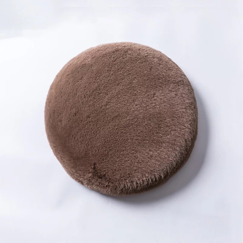 KFX-2154045 Winter Velvet Memory Foam Pet Cushion with Removable Cover for Dogs and Cats - 50cm and 40cm Options