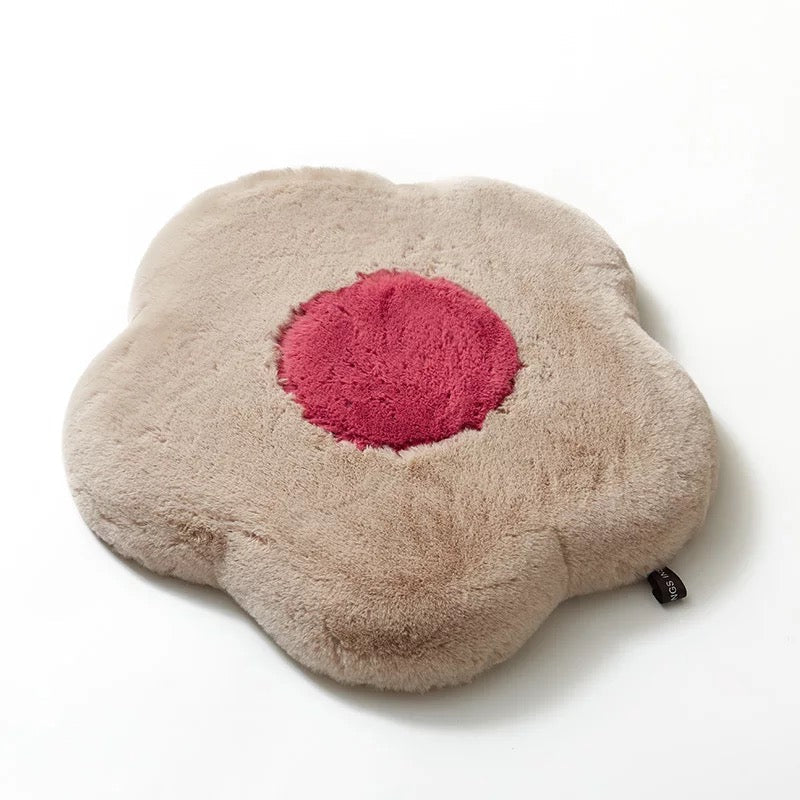 KFX-2154045 Winter Velvet Memory Foam Pet Cushion with Removable Cover for Dogs and Cats - 50cm and 40cm Options