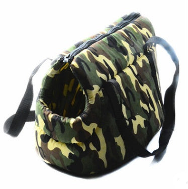 KFX-2154429 Portable Camouflage Pet Canvas Bag for Cats and Dogs - Universal Tote in Small and Large Sizes