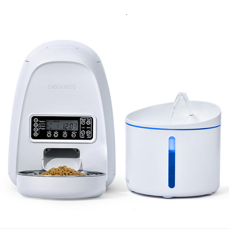 KFX-2155965 Automatic Cat Feeder with Water Dispenser - 2L Capacity, Fresh Food Technology, Multi-Color Options