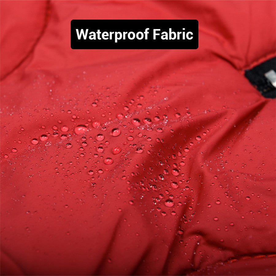 KFX-2156605 Waterproof Reflective Outdoor Dog Clothes in Polyester with Adjustable Sizes