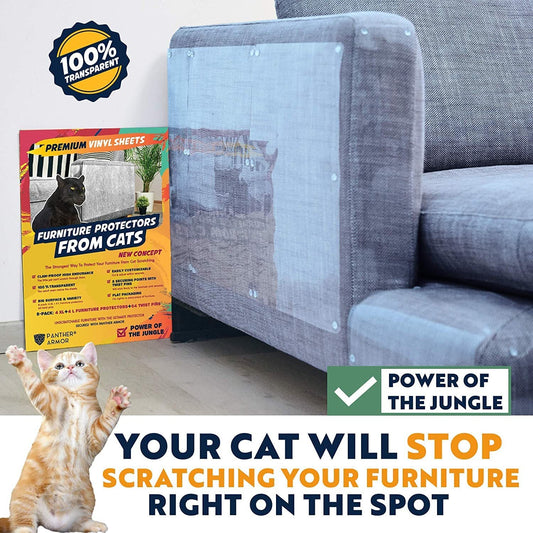 KFX-2158141 Transparent Single-Sided Anti-Scratching Tape for Cat Furniture Protection