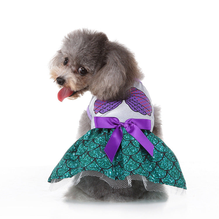 KFX-2158525 Christmas-Themed Dog Clothing in Various Styles and Sizes: Skirts, Dresses, and Costumes