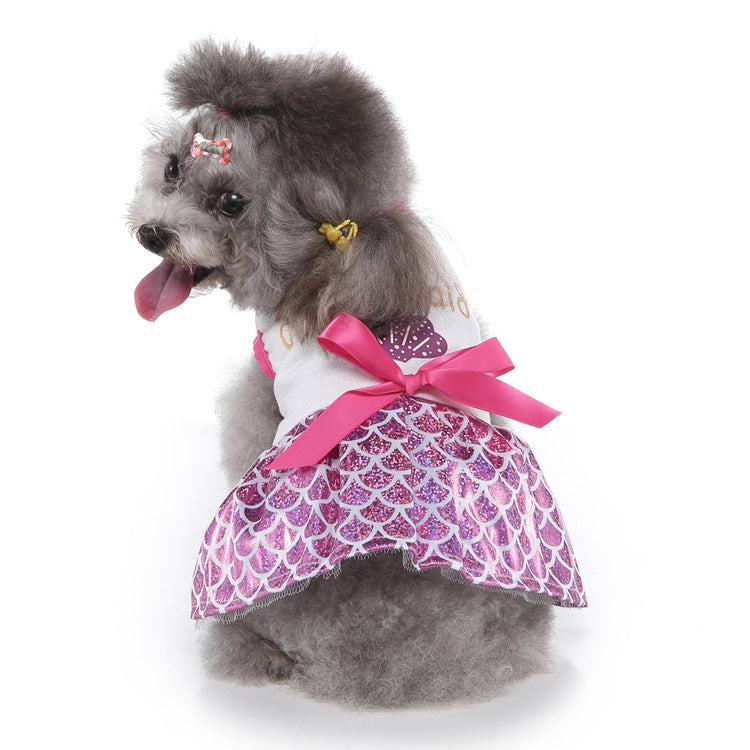 KFX-2158525 Christmas-Themed Dog Clothing in Various Styles and Sizes: Skirts, Dresses, and Costumes