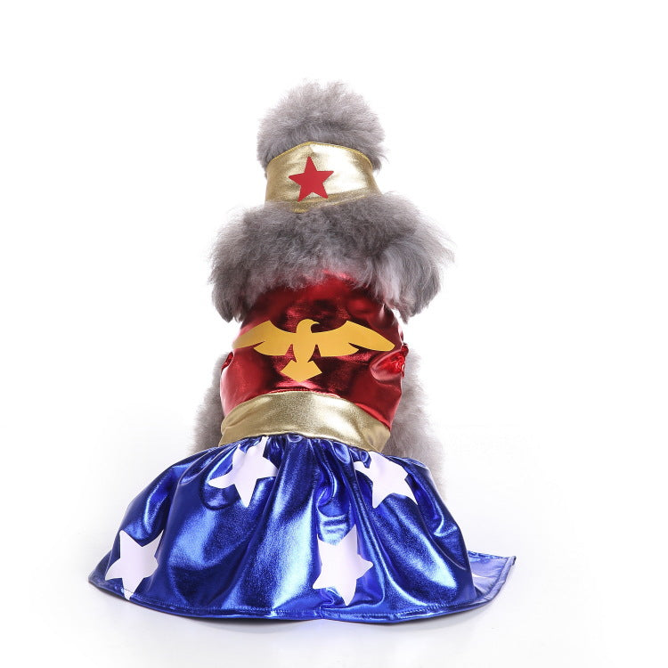 KFX-2158525 Christmas-Themed Dog Clothing in Various Styles and Sizes: Skirts, Dresses, and Costumes