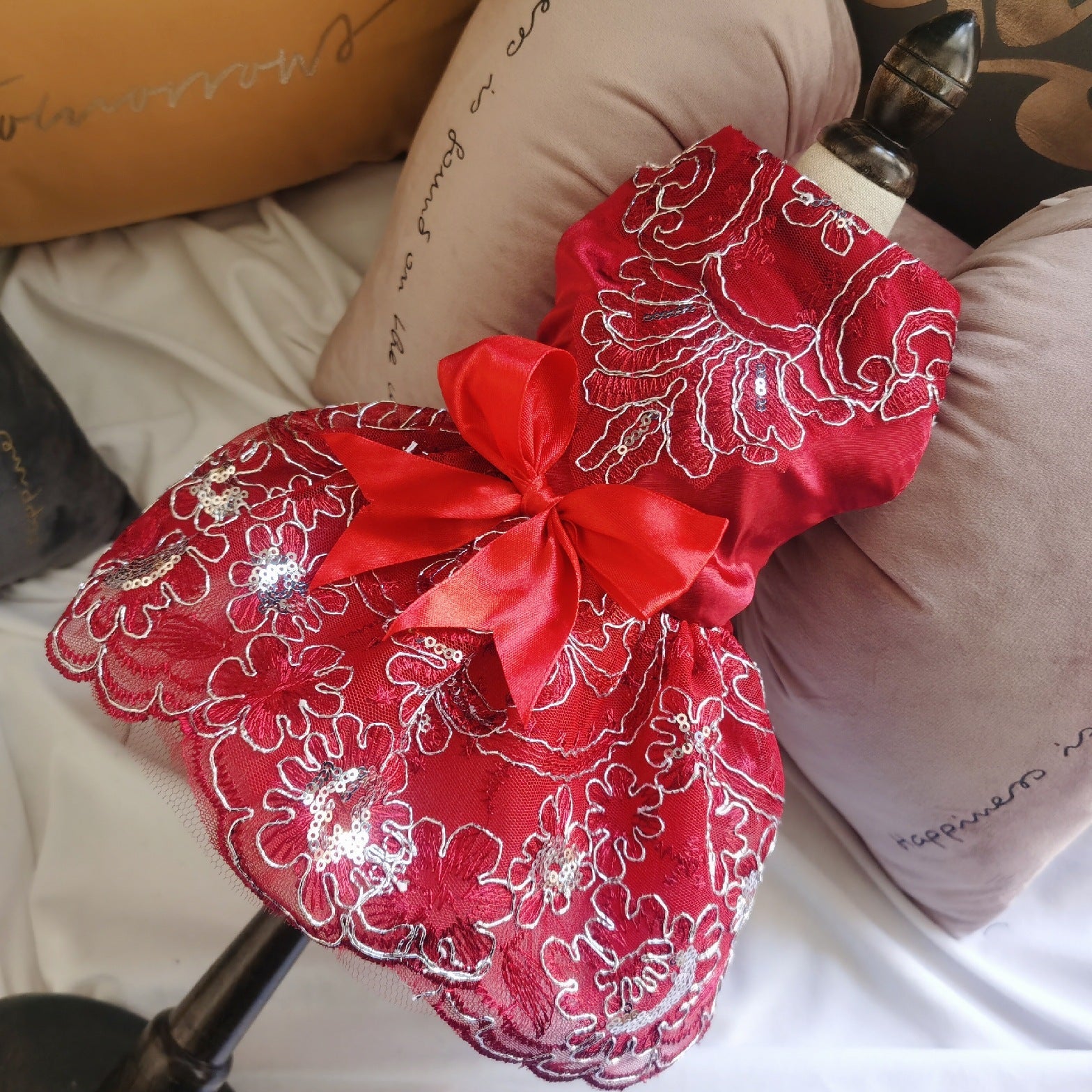 KFX-2162109 Elegant Princess Skirt for Dogs and Cats - Polyester Pet Clothing