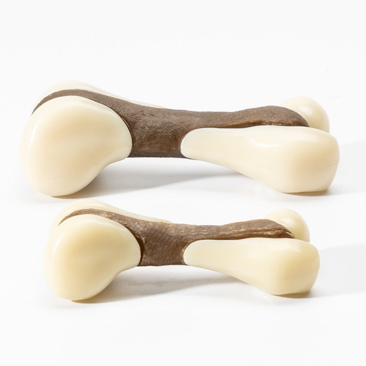 KFX-2166333 Pet Bone Grinding Rod for Entertaining and Chewing, Cowhide Nylon, Small and Large Sizes