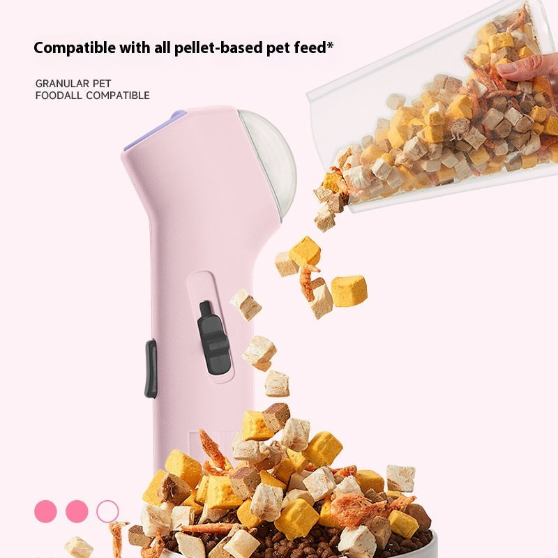KFX-2168509 Freeze-Dried Grain Launcher Toy for Cats - Pink Purple and Yellow Options