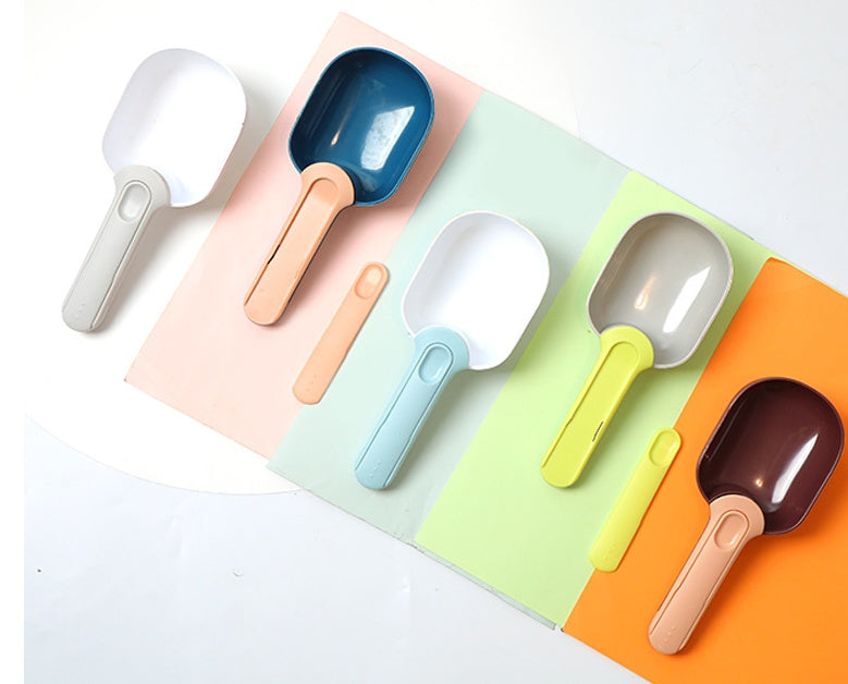 KFX-2169277 Pet Food Spatula with Canned Spoon Seal – Durable ABS Design, 20 x 8 x 4 cm, Lightweight 40 g