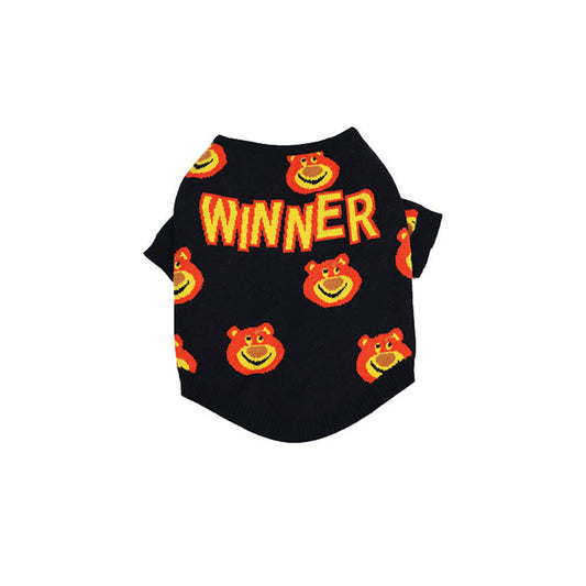 KFX-2171453 Warm and Cozy Black Plush Cat Sweater for Modern Style