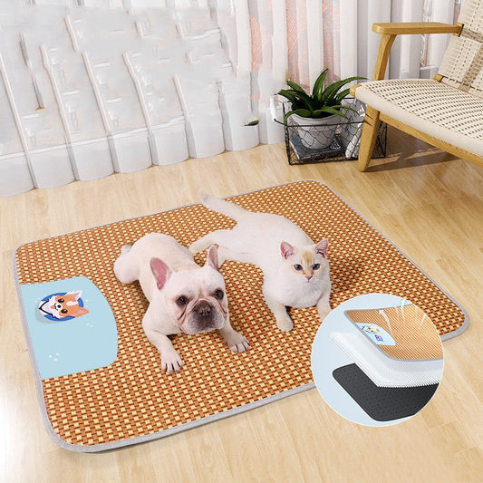 KFX-2175293 Cooling Pet Mat for Small and Large Pets – Pink & Blue Options in Multiple Sizes
