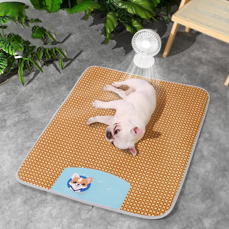 KFX-2175293 Cooling Pet Mat for Small and Large Pets – Pink & Blue Options in Multiple Sizes